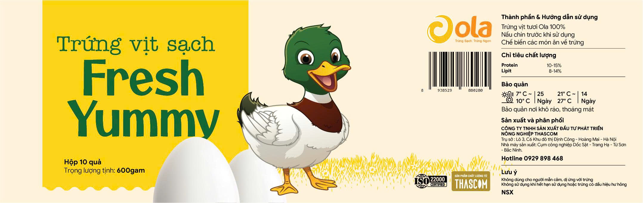 Trứng vịt tươi