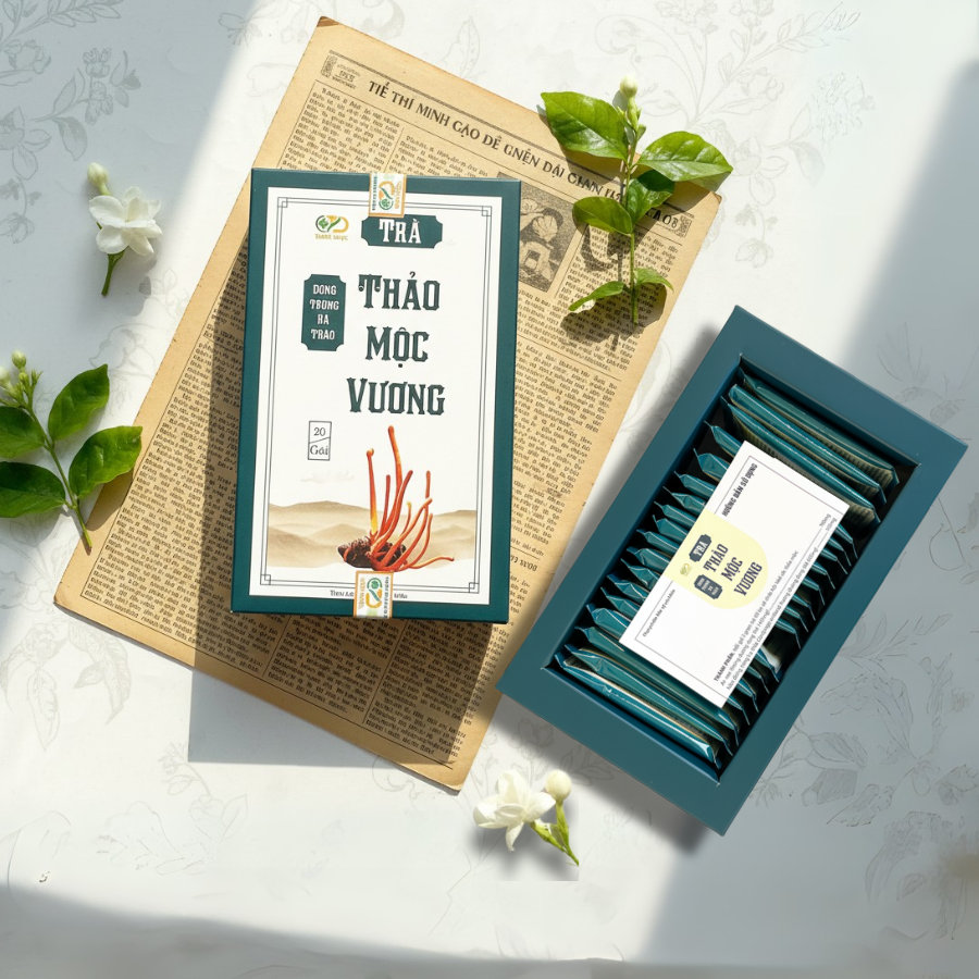 Đông Trùng Hạ Thảo Trà Thảo Mộc Vương