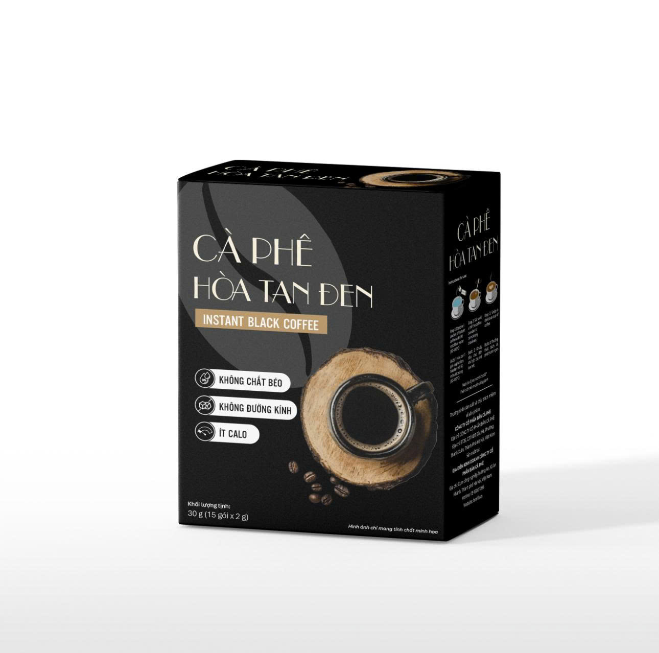 CÀ PHÊ HÒA TAN ĐEN