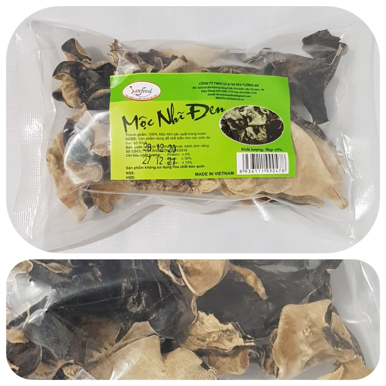 Mộc Nhĩ sấy khô