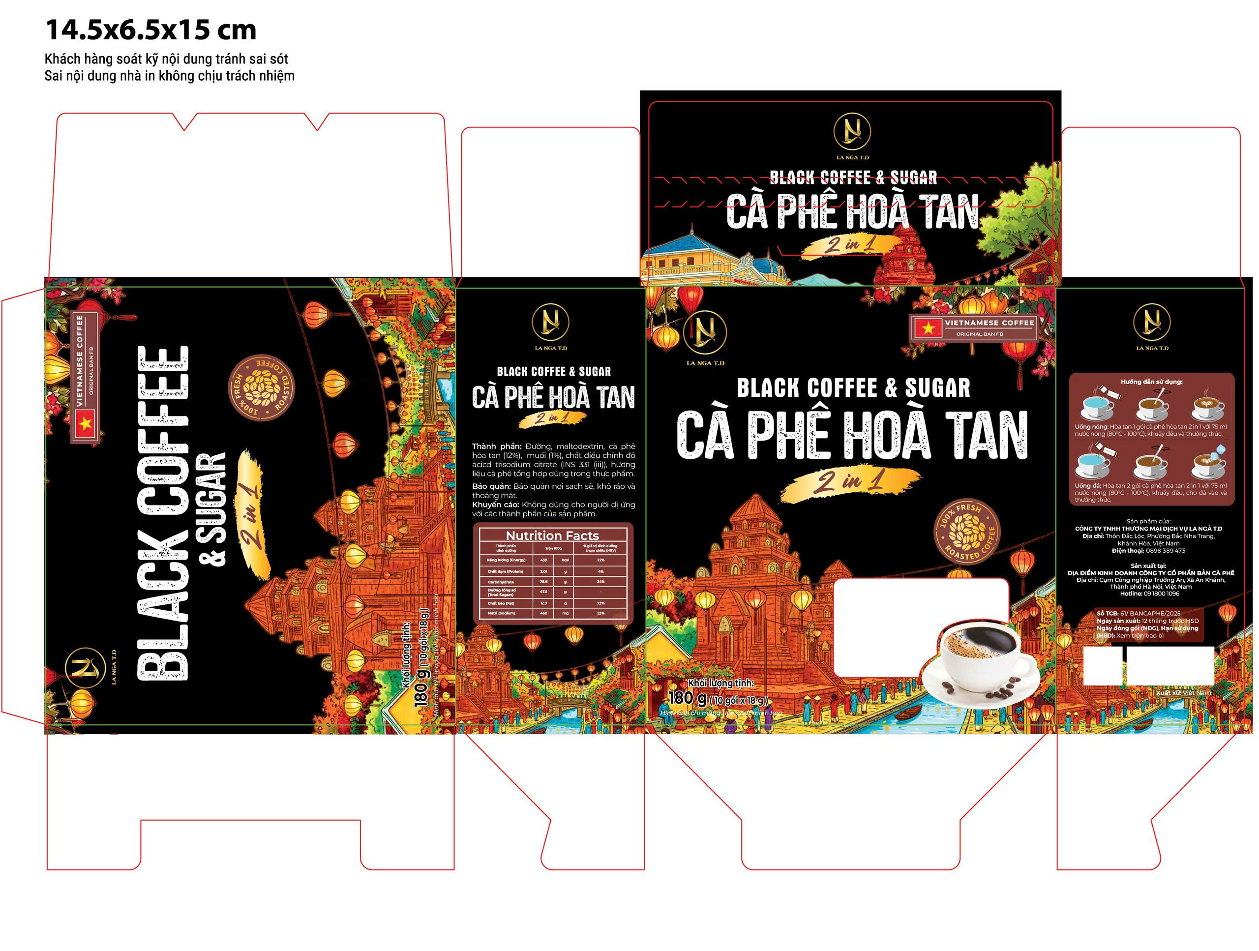 CÀ PHÊ HÒA TAN 2 IN 1