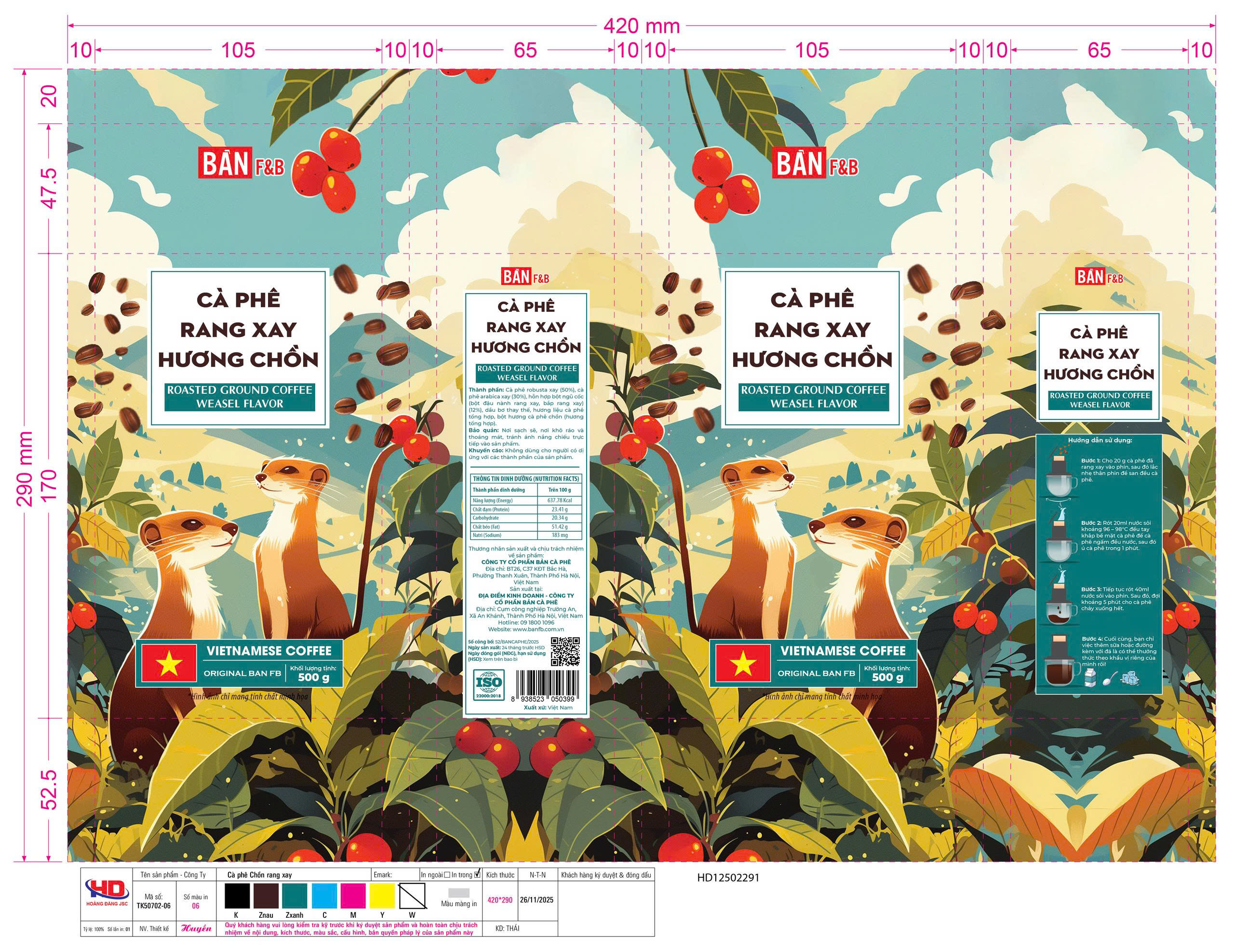 CÀ PHÊ RANG XAY HƯƠNG CHỒN