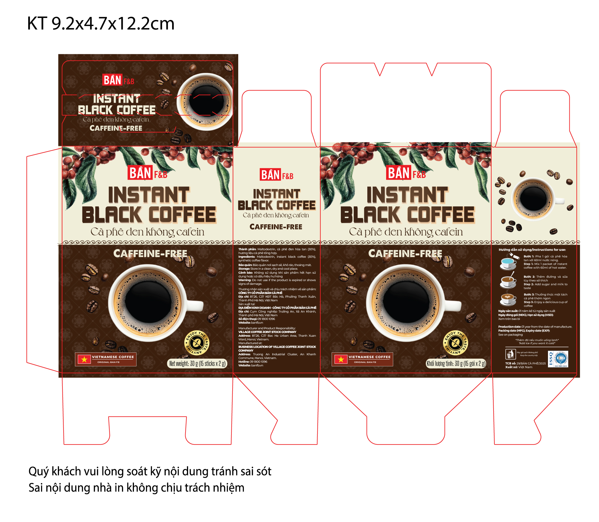 CÀ PHÊ ĐEN KHÔNG CAFEIN