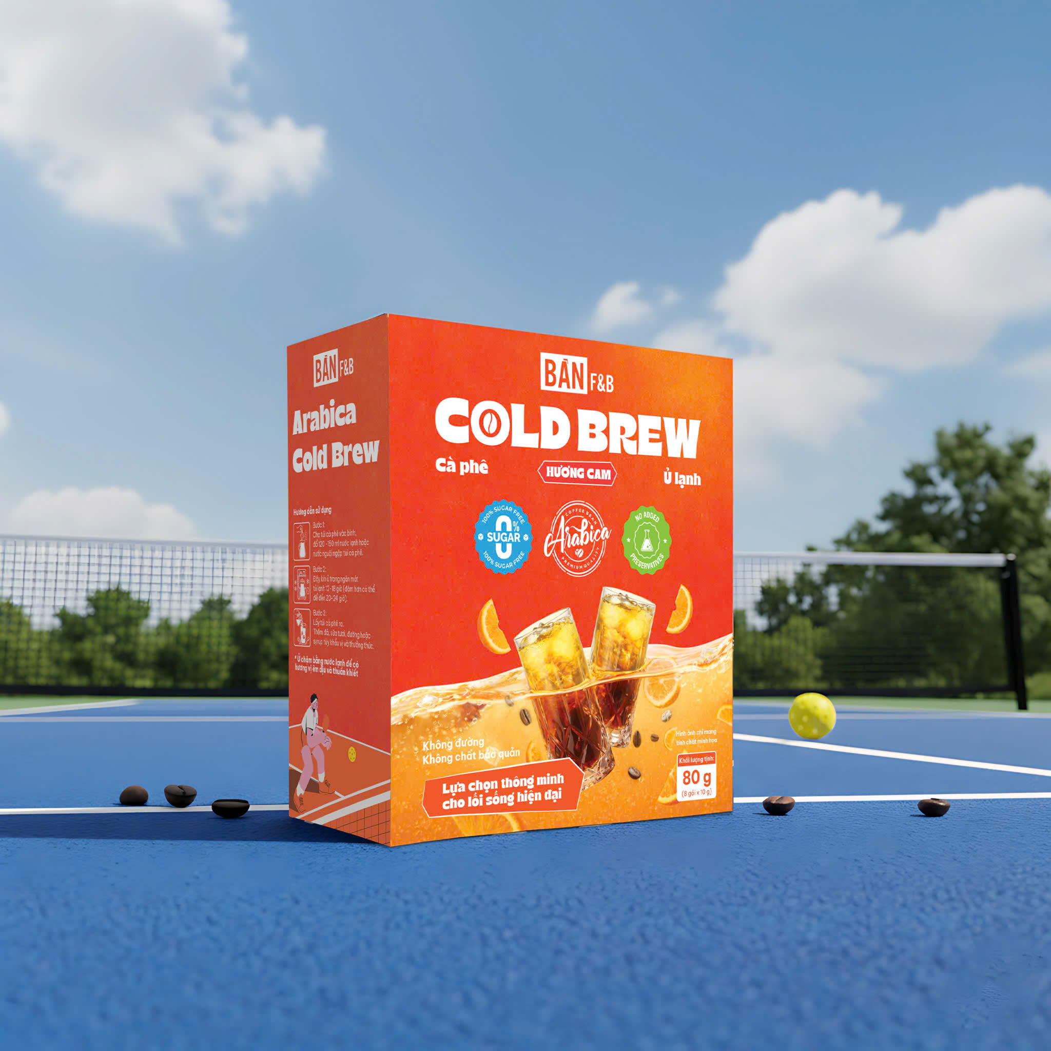 CÀ PHÊ Ủ LẠNH HƯƠNG CAM