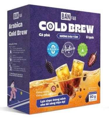 CÀ PHÊ Ủ LẠNH HƯƠNG DÂU TẰM