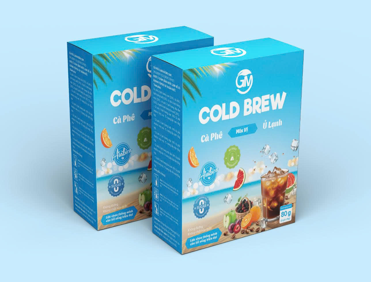 CÀ PHÊ Ủ LẠNH MIX VỊ