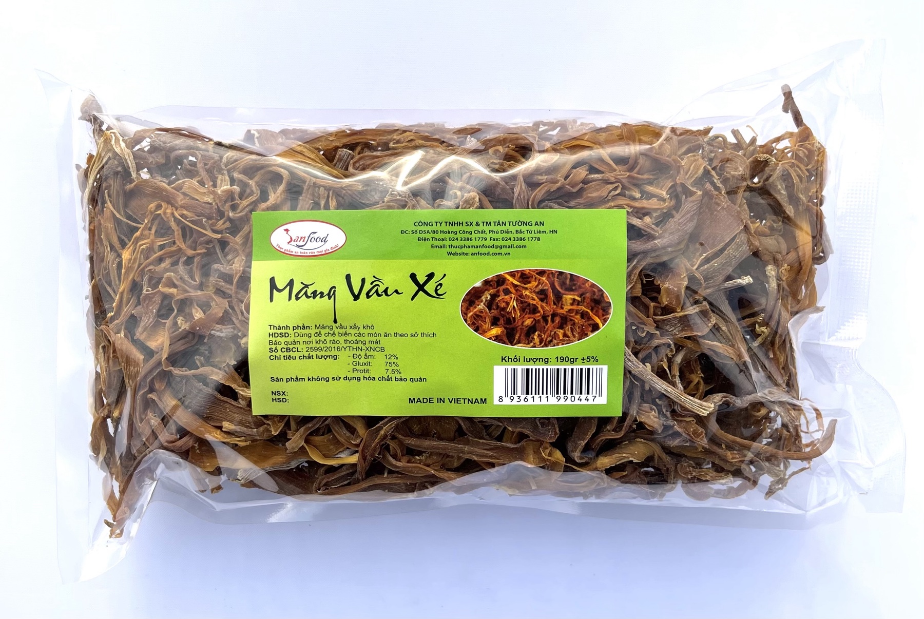 Măng khô (xé sợi)