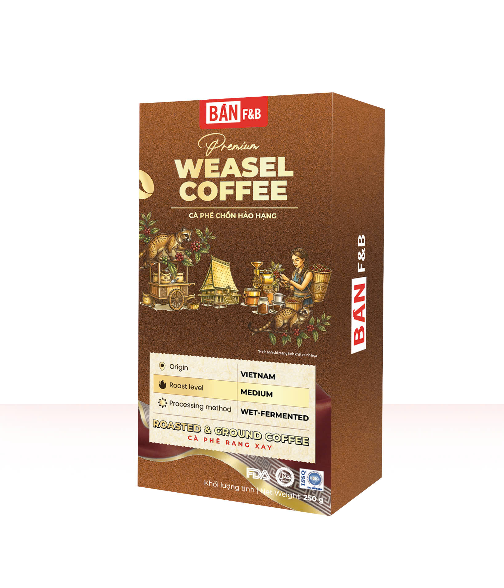 CÀ PHÊ CHỒN HẢO HẠNG (RX-250G)
