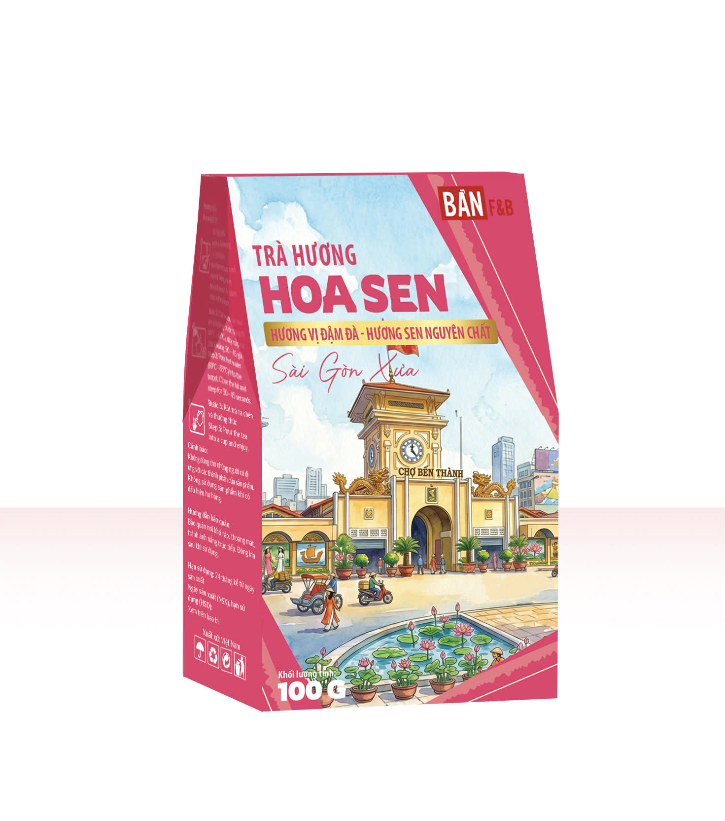 TRÀ HƯƠNG HOA SEN 100G