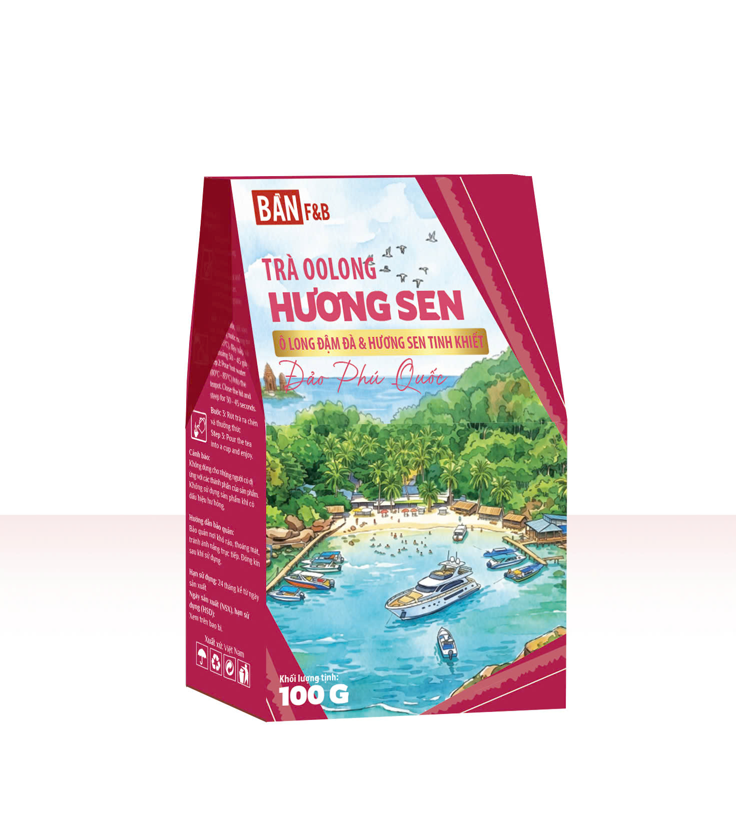 TRÀ OOLONG HƯƠNG SEN 100G