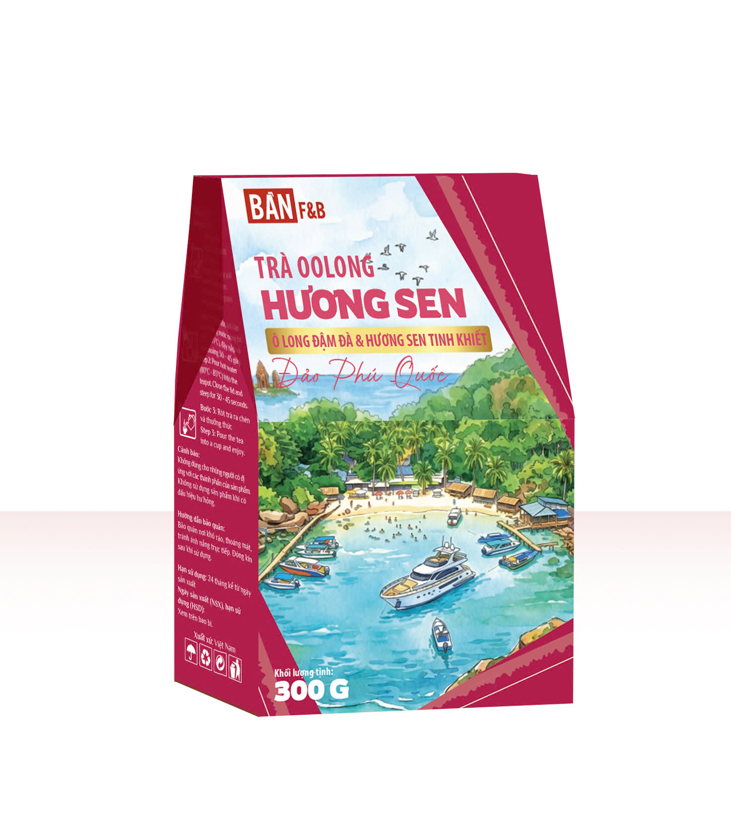 TRÀ OOLONG HƯƠNG SEN 300G