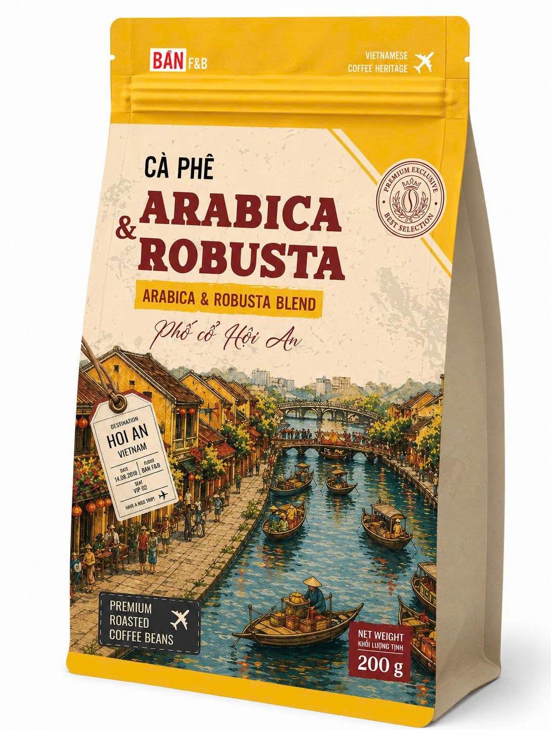 ARABICA & ROBUSTA BLEND (Túi 200g)
