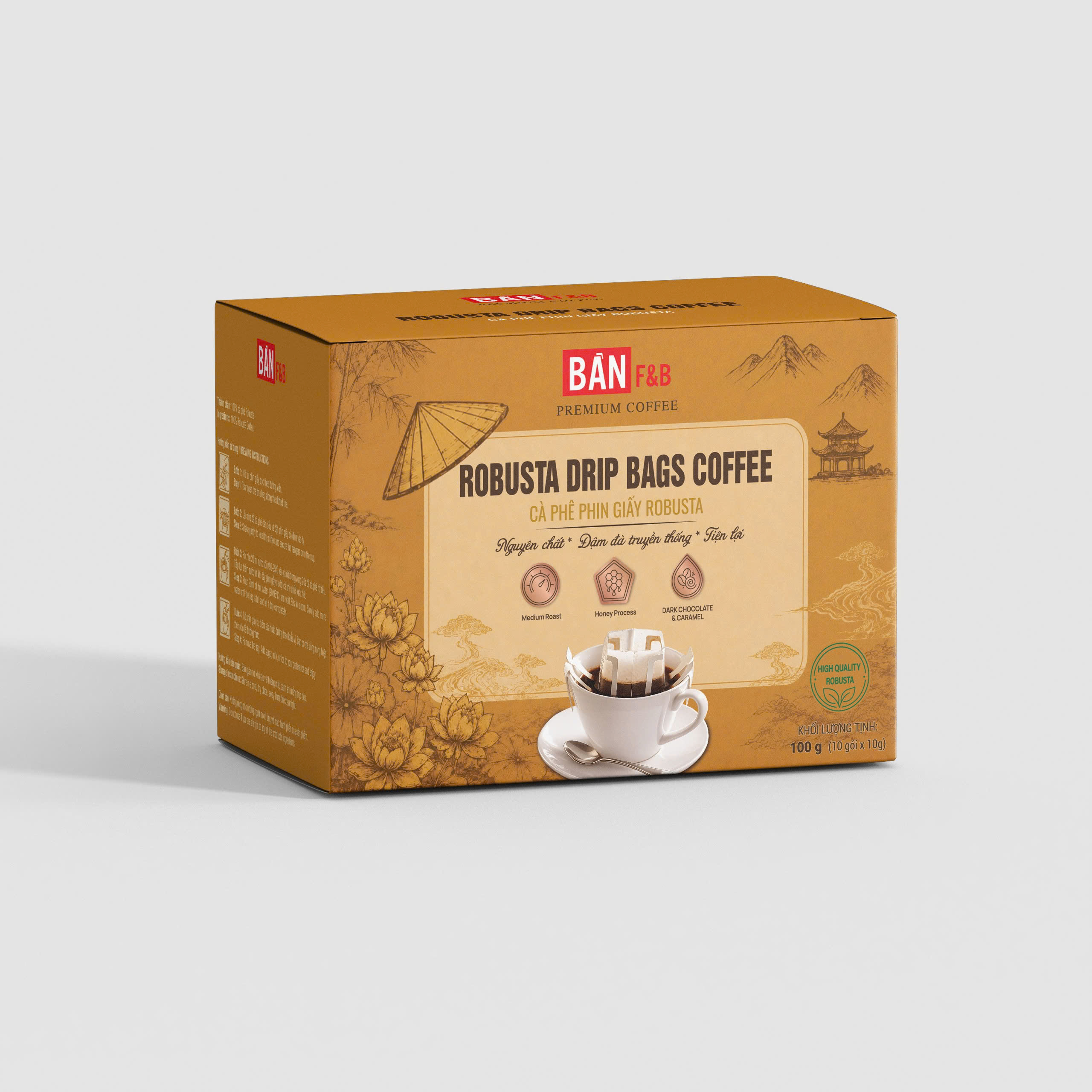 CÀ PHÊ PHIN GIẤY ROBUSTA