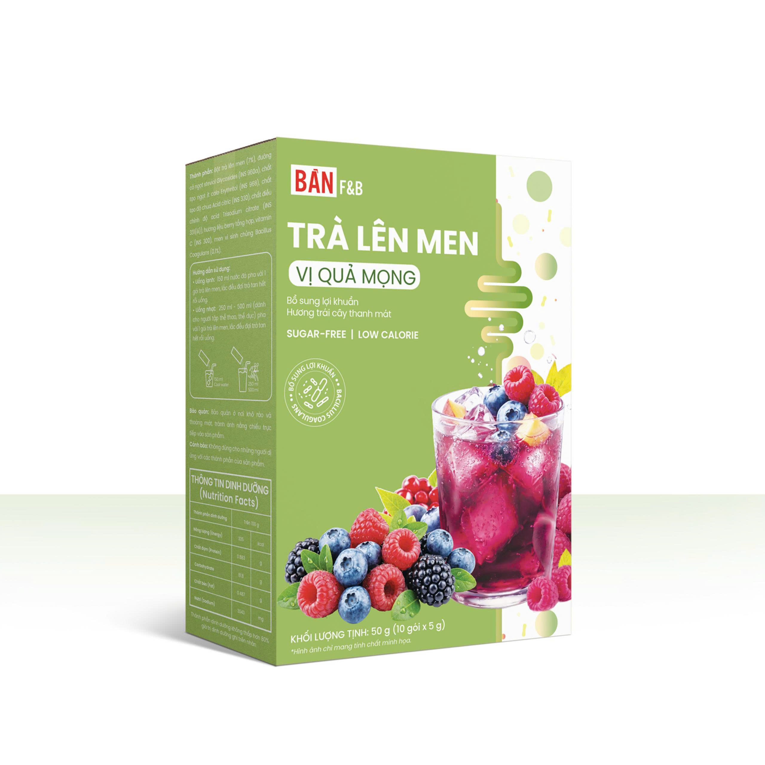 TRÀ LÊN MEN VỊ QUẢ MỌNG