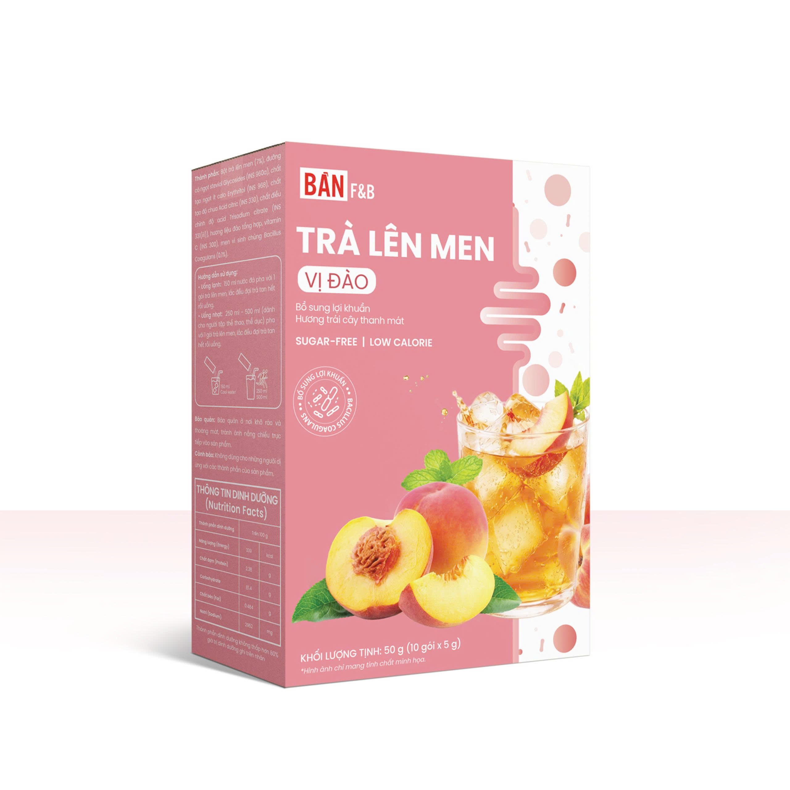 TRÀ LÊN MEN VỊ ĐÀO