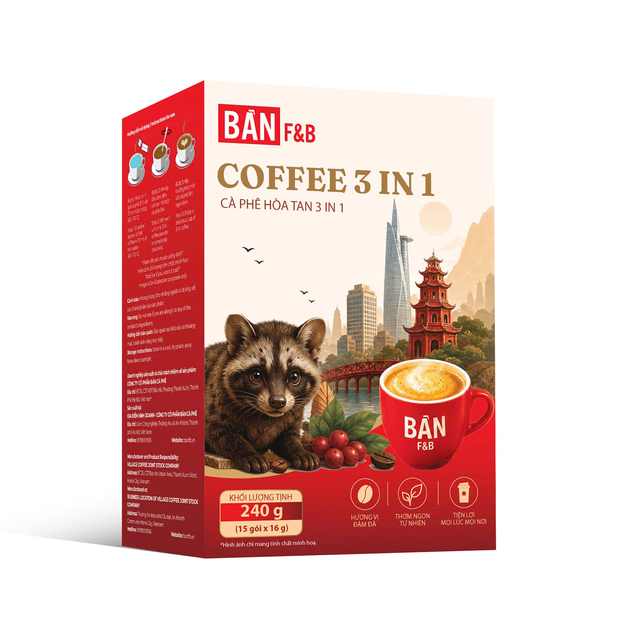 CÀ PHÊ HOÀ TAN 3 IN 1