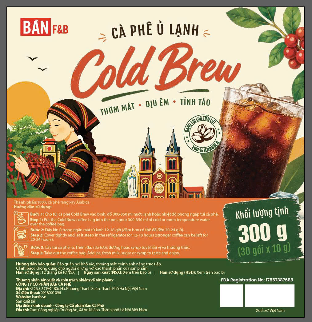 CÀ PHÊ Ủ LẠNH - COLD BREW (TEM-300 G)