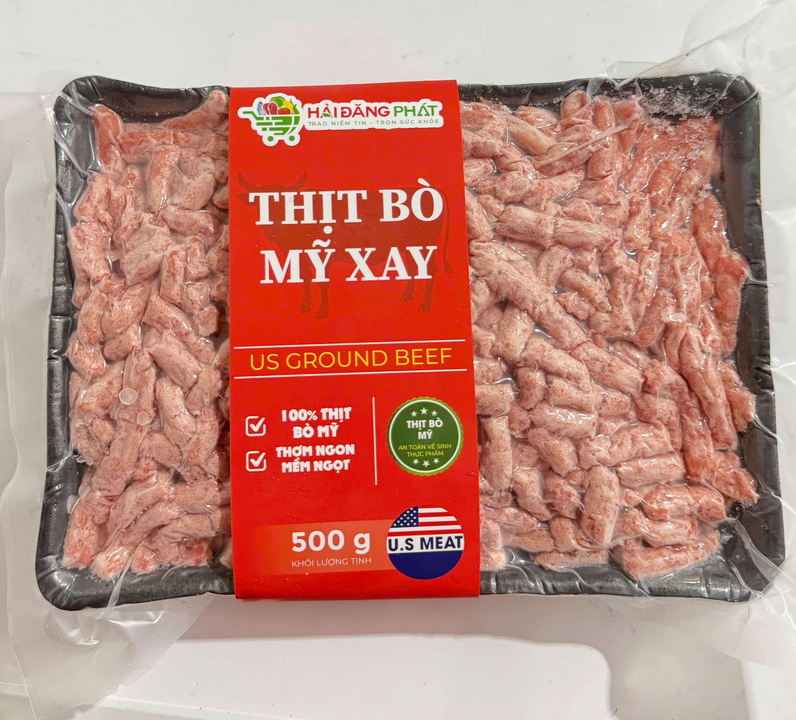 Thịt bò Mỹ xay 500g