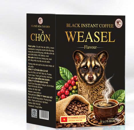 CÀ PHÊ HÒA TAN ĐEN HƯƠNG CHỒN