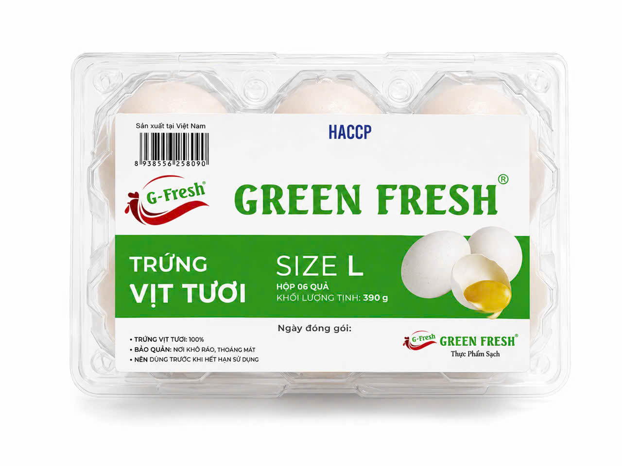 Trứng Vịt  Tươi Hộp 6