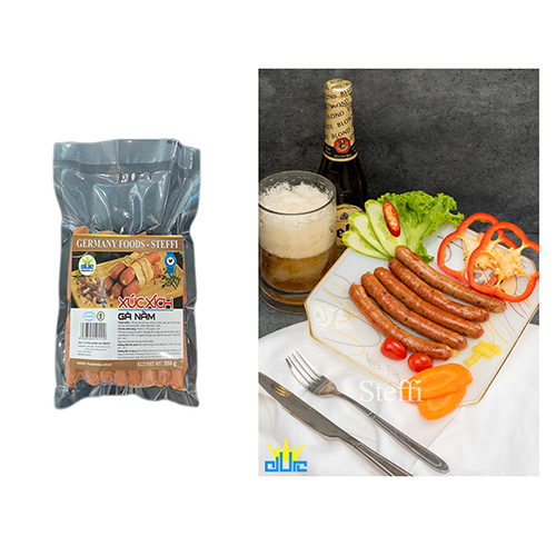 Xúc xích gà nấm