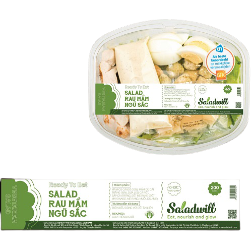 Ready To Eat- Salad rau mầm ngũ sắc