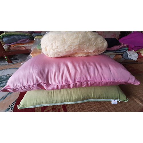 Gối bông tơ tằm
