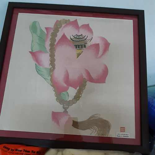 Tranh lụa tơ sen: Báu vật Quốc hoa
