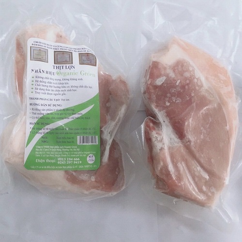 Thịt sấn vai Organic Green