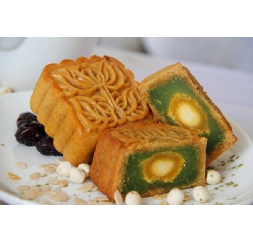 Bánh Nướng Nhân Đậu Xanh Long Nhãn