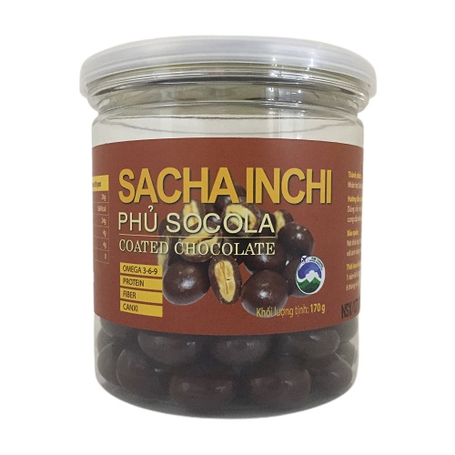 SACHA INCHI PHỦ SOCOLA 170g