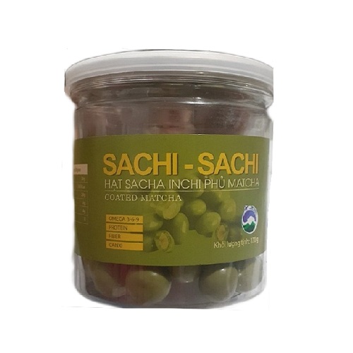 SACHA INCHI PHỦ MATCHA 170g