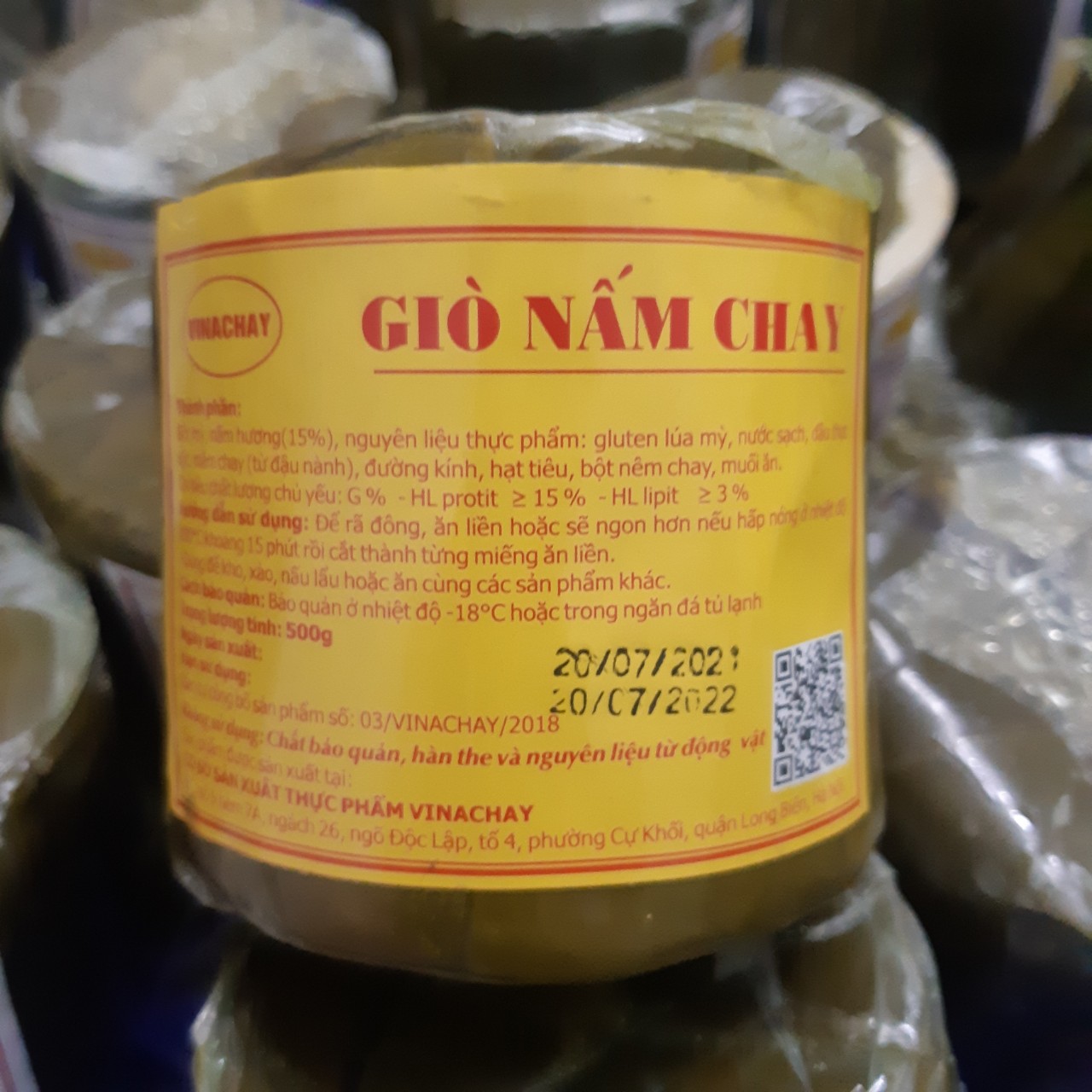 Giò nấm chay (1kg)