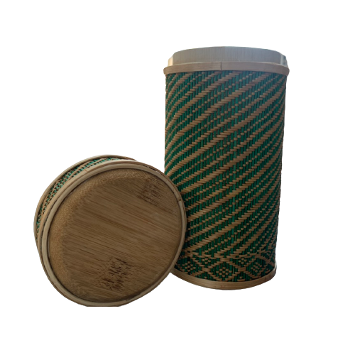 Hộp trà đan mây