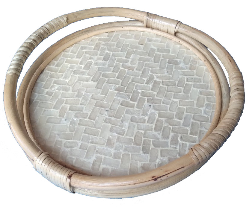 Khay cuốn song sơn mài