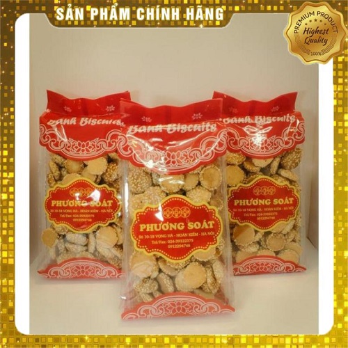 Bánh Biscuits vừng vòng