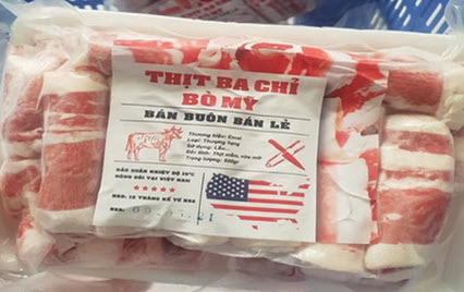 Ba chỉ bò mỹ đông lạnh