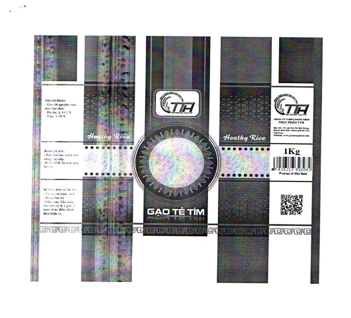 Gạo tẻ tím