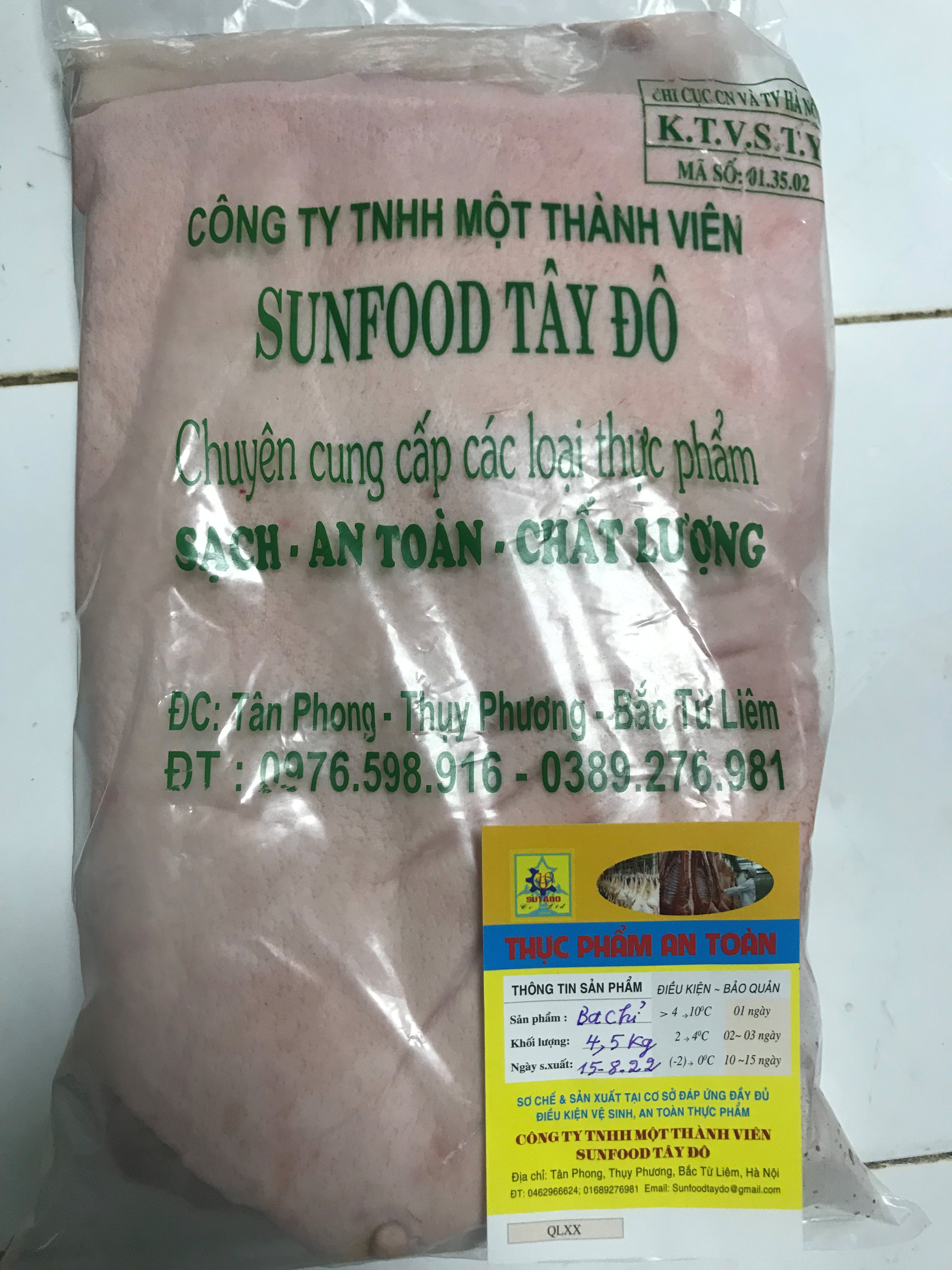 Sản phẩm sơ chế từ thịt lợn