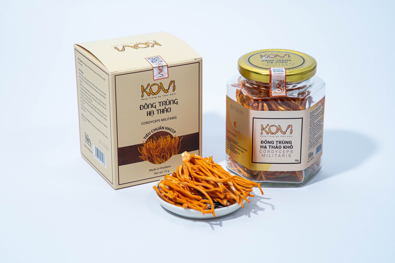 Đông trùng hạ thảo khô KOVI