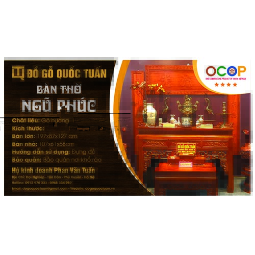 Bàn thờ Ngũ Phúc