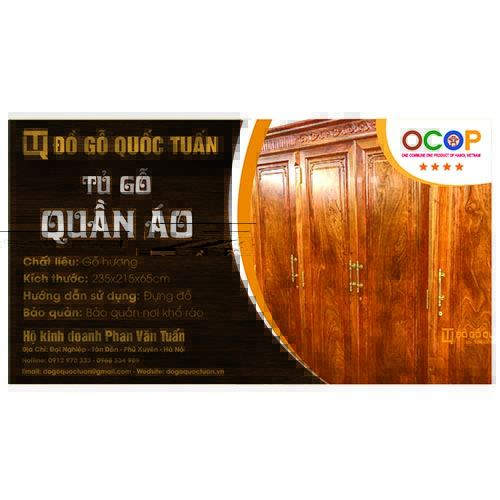 Tủ gỗ quần áo
