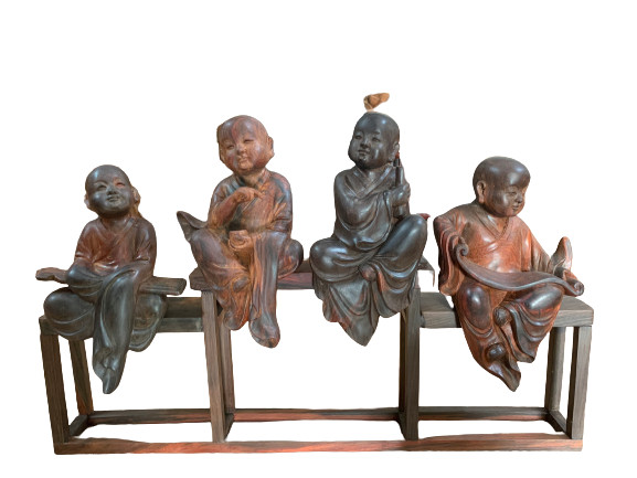 Bộ chú tiểu cầm, kỳ, thi, họa