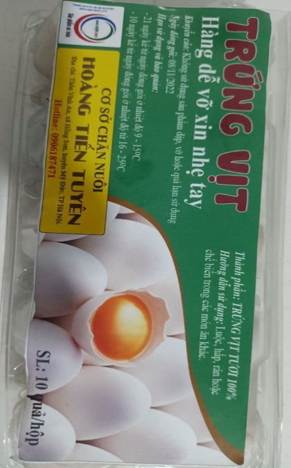 Trứng vịt VietGAHP