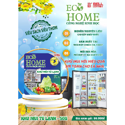 Khử mùi tủ lạnh 50g