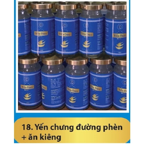 Yến chưng đường phèn+Ăn kiêng (140ml)