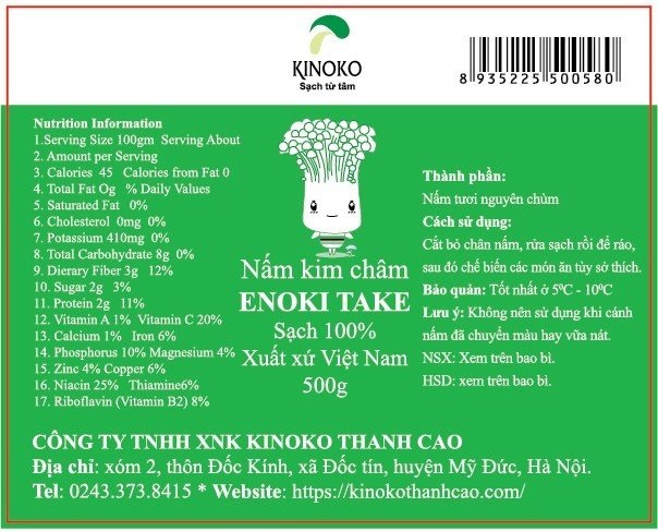 Nấm kim châm ENOKI TAKE