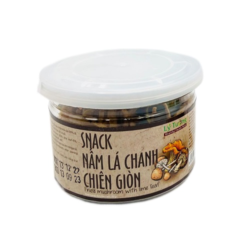 Snack nấm lá chanh chiên giòn
