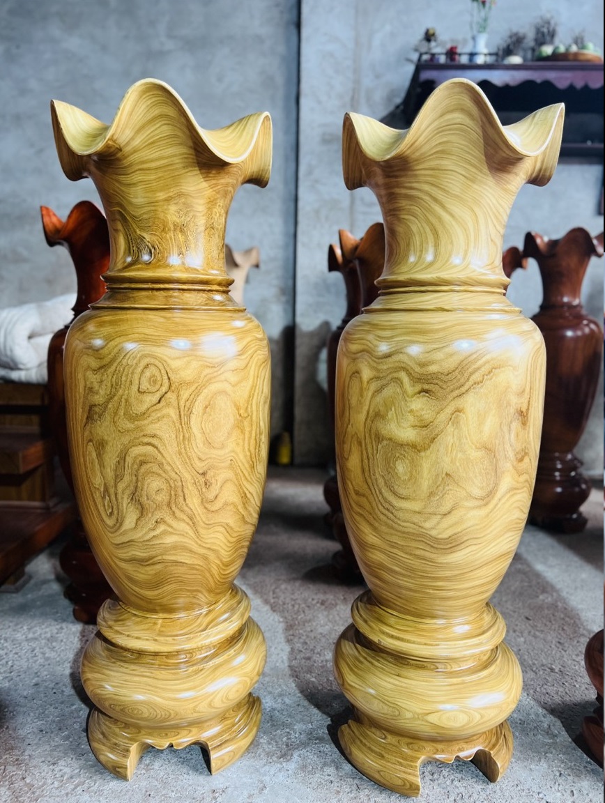 Lọ lục bình gỗ