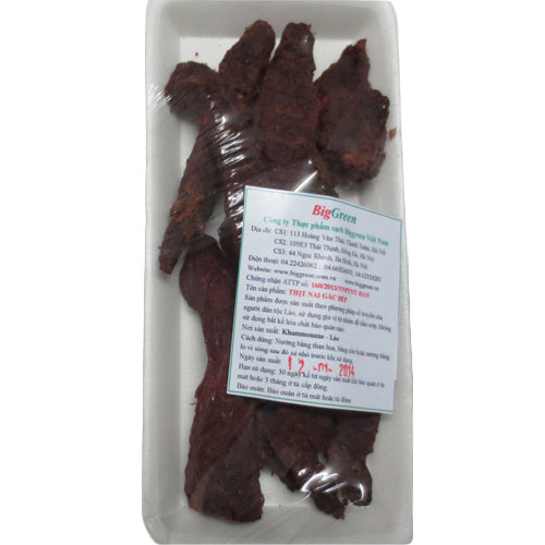 Thịt nai gác bếp - Lào
